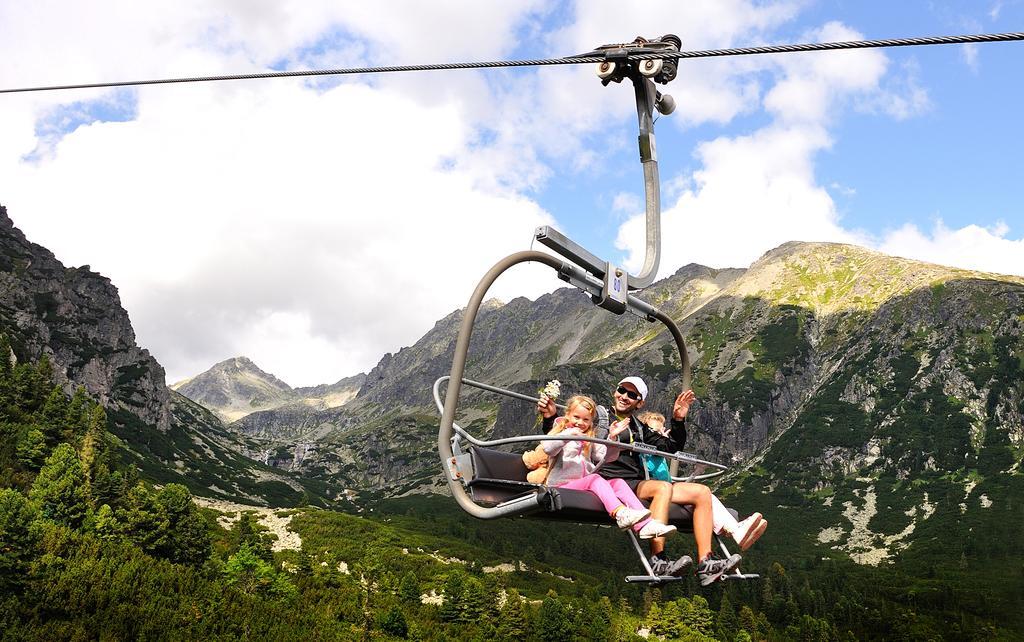 Bungalovy Fis Economy Villa Štrbské Pleso Esterno foto